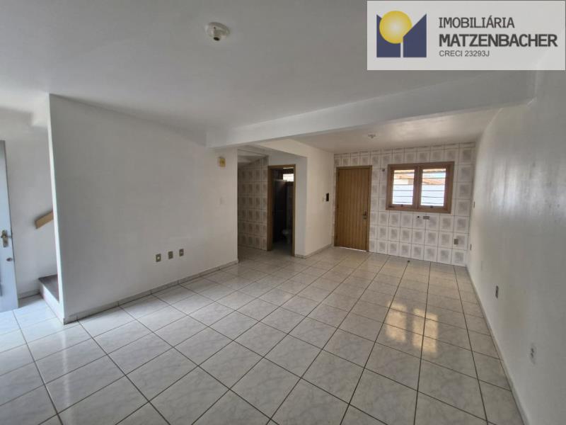 sala integrada com cozinha;